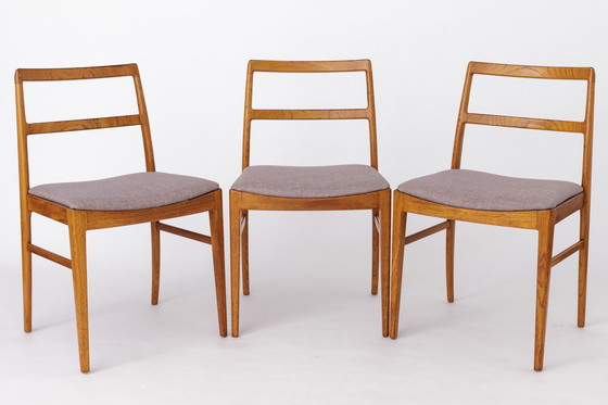 Image 1 of 4x Arne Vodder Mod. 430 Eetkamerstoelen, jaren 1960, door Sibast Mobler, Denemarken