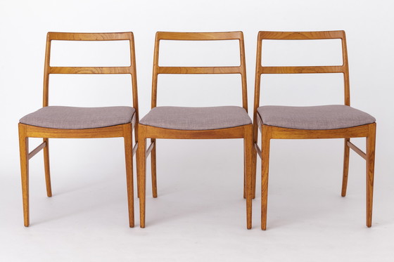 Image 1 of 4x Arne Vodder Mod. 430 Eetkamerstoelen, jaren 1960, door Sibast Mobler, Denemarken