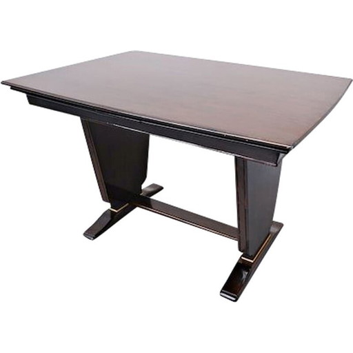 Vintage uittrekbare eettafel door Vittorio dassi 1950