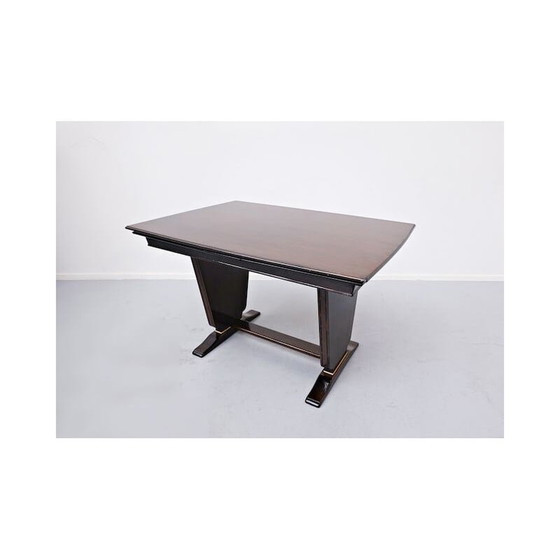 Image 1 of Vintage uittrekbare eettafel door Vittorio dassi 1950