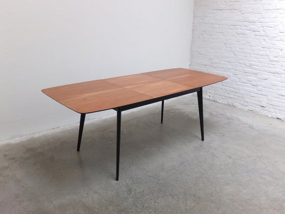 Image 1 of Uitschuifbare 'T1' eettafel door Alfred Hendrickx voor Belform, 1950S