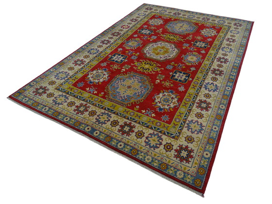 Image 1 of Kazak - 302 x 201 cm - Handgeknoopt vloerkleed