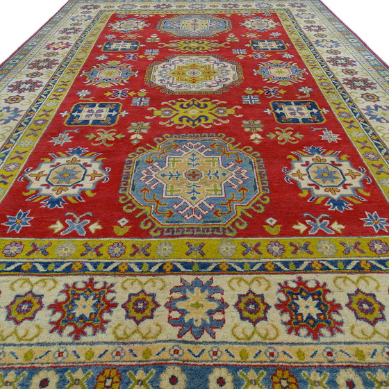 Image 1 of Kazak - 302 x 201 cm - Handgeknoopt vloerkleed