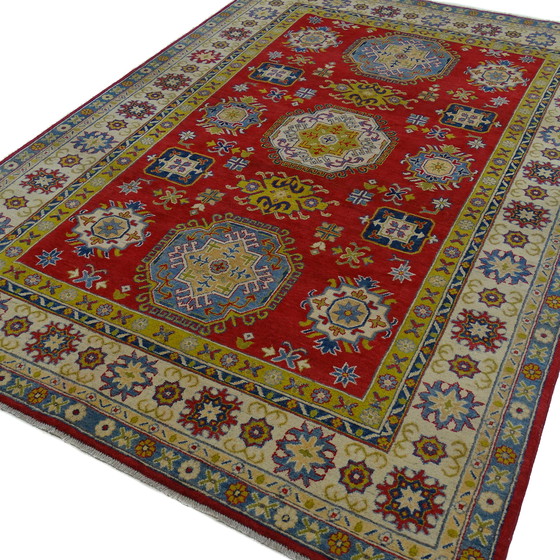 Image 1 of Kazak - 302 x 201 cm - Handgeknoopt vloerkleed