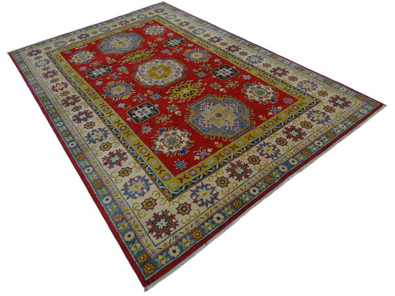 Image 1 of Kazak - 302 x 201 cm - Handgeknoopt vloerkleed