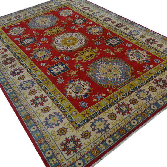 Image 1 of Kazak - 302 x 201 cm - Handgeknoopt vloerkleed