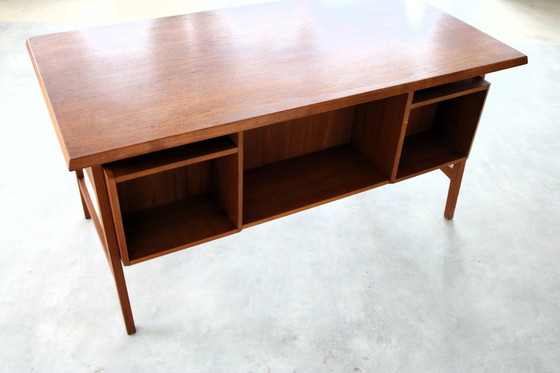 Image 1 of Vintage Teak Deens Bureau