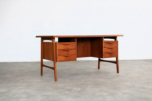Vintage Teak Deens Bureau