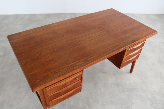 Image 1 of Vintage Teak Deens Bureau