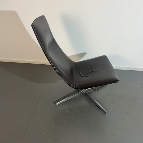 Image 1 of Arper leren fauteuil