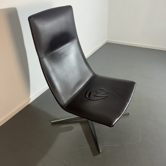 Image 1 of Arper leren fauteuil