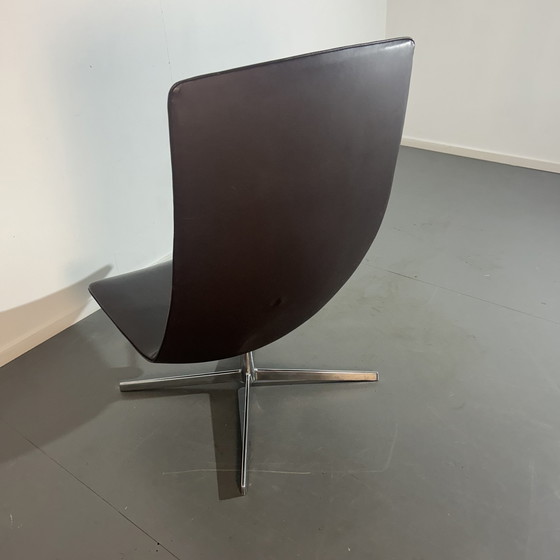 Image 1 of Arper leren fauteuil