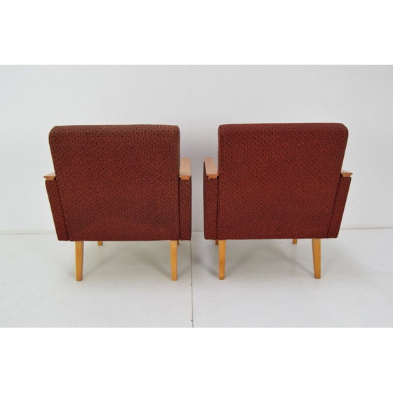 Image 1 of Paar Mid Century fauteuils, Tsjecho-Slowakije 1960