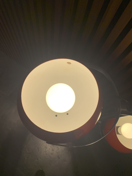 Image 1 of Vintage Herda Lamp - Oranje Uit Jaren 70