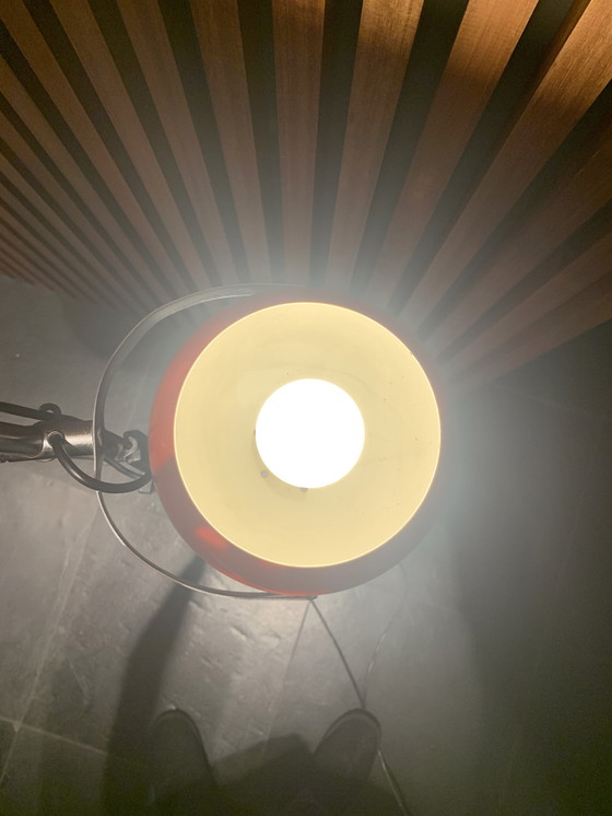 Image 1 of Vintage Herda Lamp - Oranje Uit Jaren 70
