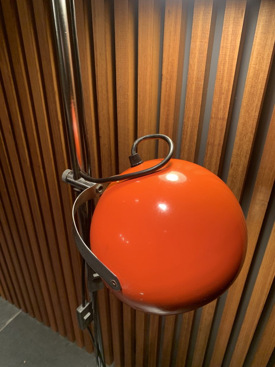Image 1 of Vintage Herda Lamp - Oranje Uit Jaren 70