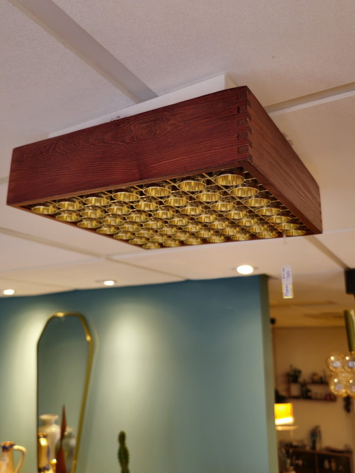 Alda Vintage Plafonnière Hanglamp 

Nette Vintage Conditie, Lichte Gebruiksporen.

Afmetingen: B 28 X D 28 X H 6.8 Cm.