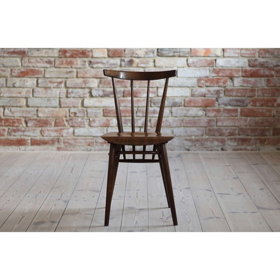 Image 1 of Set van 4 vintage beukenhouten stoelen van Tatra Nabytok, 1960