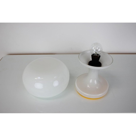 Image 1 of Vintage glazen lamp van Valasske Mezirici, 1970