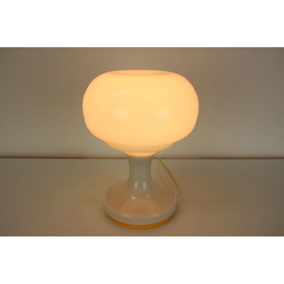 Image 1 of Vintage glazen lamp van Valasske Mezirici, 1970