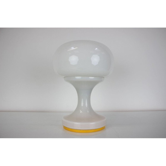 Image 1 of Vintage glazen lamp van Valasske Mezirici, 1970