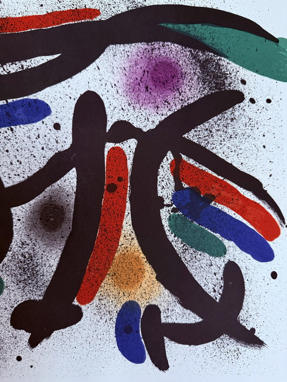 Image 1 of Joan Miro: “Lithografie Ix, 1972. 