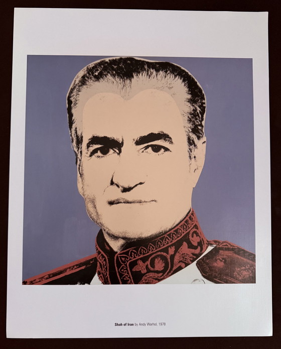 Image 1 of Andy Warhol: “Shah Of Iran, 1978”.