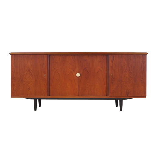 Teakhouten dressoir, Deens ontwerp, 1970S, Productie: Denemarken