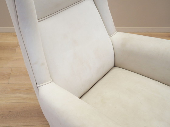 Image 1 of Witte fauteuil, Italiaans ontwerp, 1980S, Productie: Italië