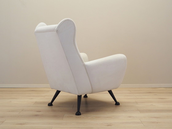 Image 1 of Witte fauteuil, Italiaans ontwerp, 1980S, Productie: Italië