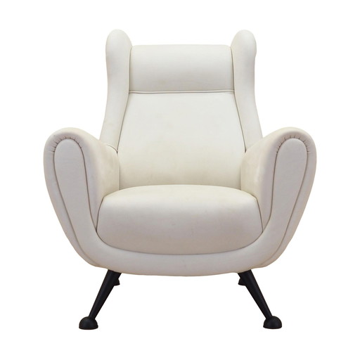 Witte fauteuil, Italiaans ontwerp, 1980S, Productie: Italië