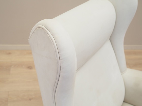 Image 1 of Witte fauteuil, Italiaans ontwerp, 1980S, Productie: Italië