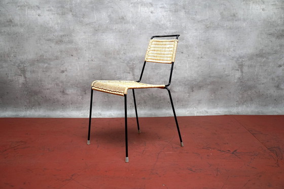 Image 1 of Mid Century stoel van Paul Schneider Esleben voor Wilde+Spieth, 1950