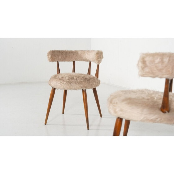 Image 1 of Paar vintage cocktailstoelen, 1950