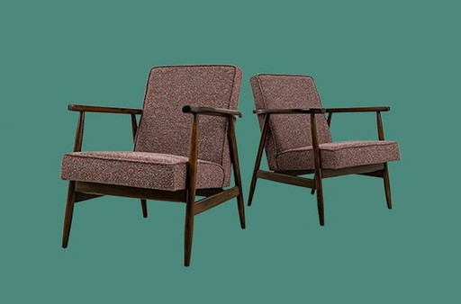 Paar vintage fauteuils, Polen, 1960S