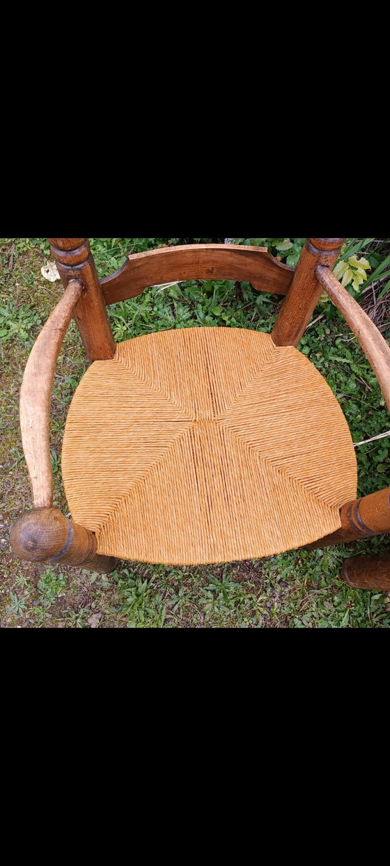 Image 1 of Set van 4 fauteuils en 1 tafel Charles Dudouyt 1940