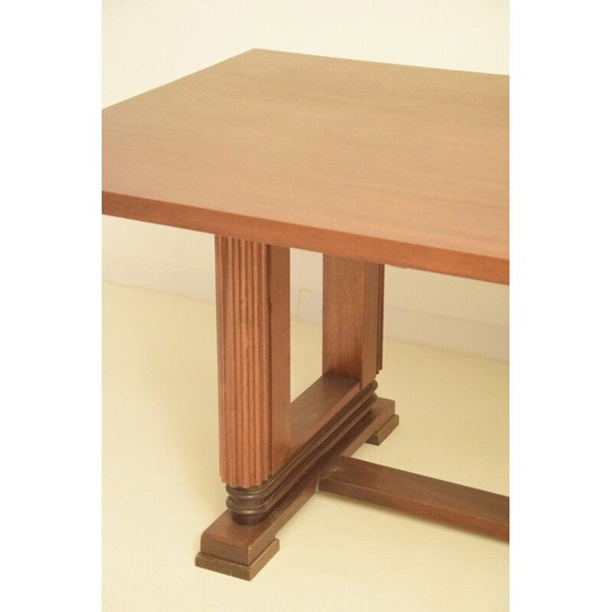 Image 1 of Vintage Art Deco mahonie tafel door Maxime Old Moderniste, 1930