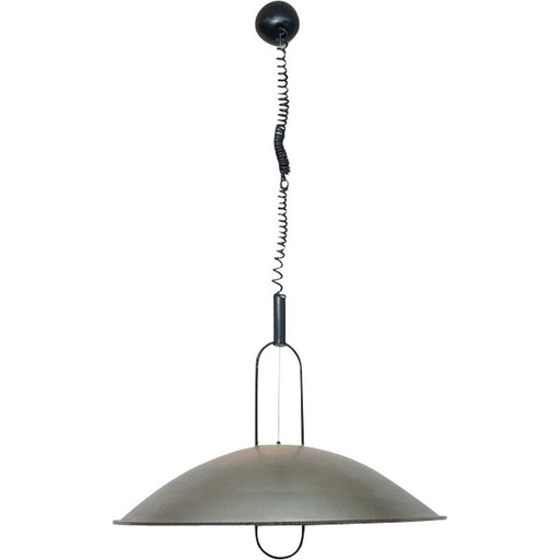 Vintage Macumba metalen hanglamp door Ernesto Gismondi voor Artemide, 1979