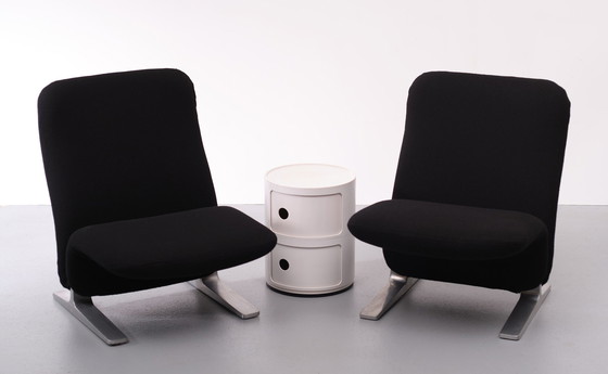 Image 1 of F780 Concorde Lounge Chairs By Pierre Paulin For Artifort