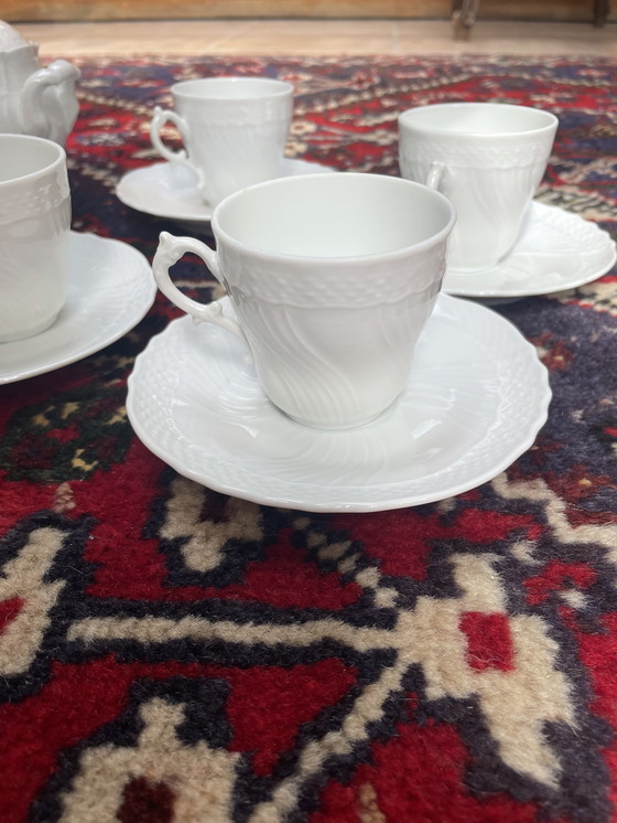 Image 1 of "Vecchio Ginori" koffieset voor 6 personen