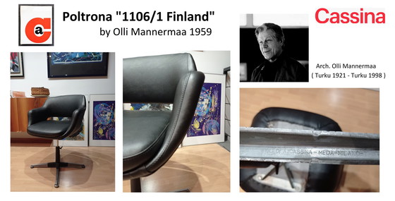 Image 1 of Cassina Olli Mannermaa-stoel