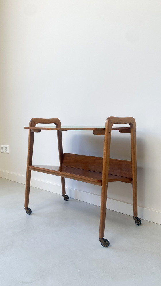 Image 1 of Vintage Zweedse design trolley / serveerwagen uit de jaren 60 