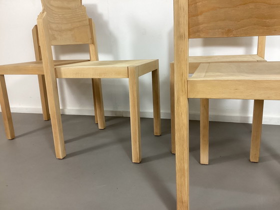 Image 1 of 4 Vintage Thonet Zeer Speciale Stoelen 1991