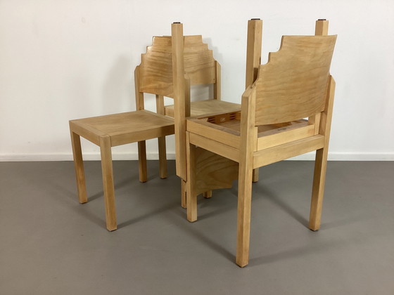 Image 1 of 4 Vintage Thonet Zeer Speciale Stoelen 1991