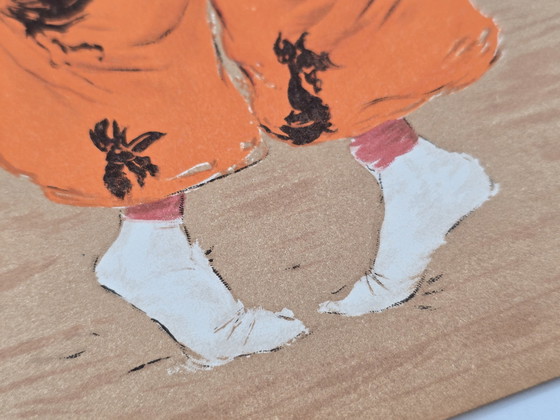 Image 1 of Litho, Jan Van Beers, Circus Clown Uit 1886