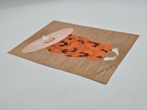 Image 1 of Litho, Jan Van Beers, Circus Clown Uit 1886