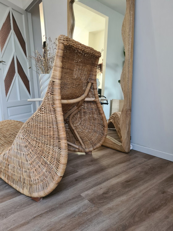 Image 1 of Rattan Wicker Lounge Stoel