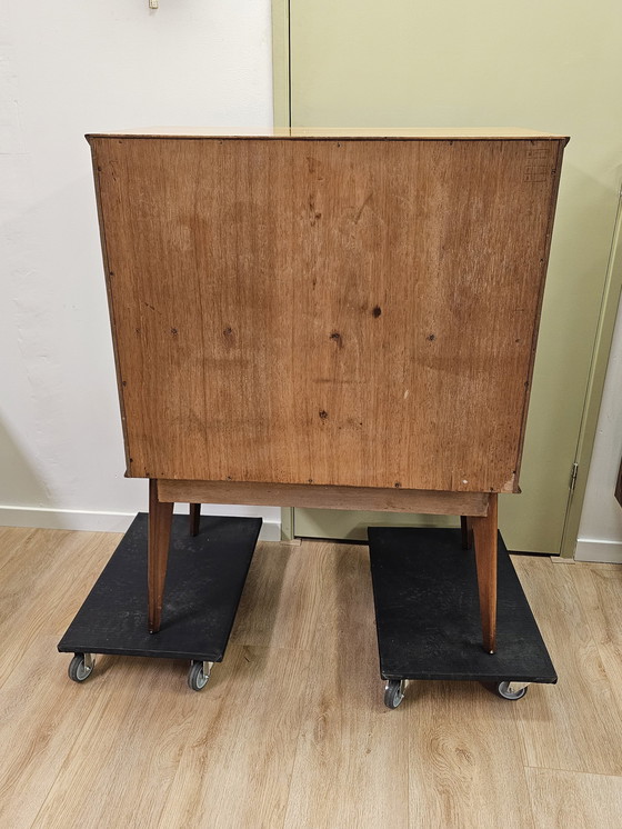 Image 1 of Vintage Alfred Cox Design Ladekast Ladekastje Kast Kastje 