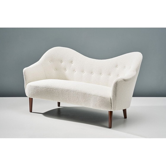 Image 1 of Vintage Carl Malmsten Boucle Samspel Sofa 1956