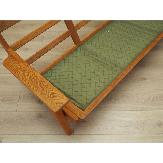 Image 1 of Vintage eiken bank van Hans J. Wegner voor Getama, jaren 1960